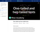 Statistics: One-Tailed and Two-Tailed Tests