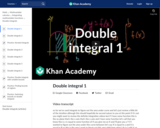 Calculus - Double and Triple Integrals: Double Integrals