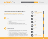 Children's Planetary Maps: Mars