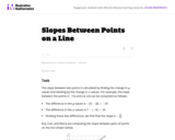 8.EE Slopes Between Points on a Line
