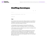 8.EE Stuffing Envelopes