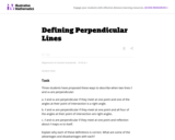 G-CO Defining Perpendicular Lines