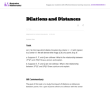 G-CO Dilations and Distances