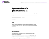 G-CO Symmetries of a quadrilateral II