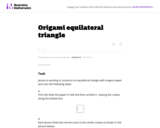 G-CO Origami equilateral triangle