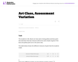 7.RP Art Class, Assessment Variation