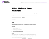 K.NBT What Makes a Teen Number?