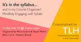 A Syllabus Planner for Students by Marta Cabral and Niyati Mehta