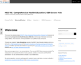 HED 110 | Comprehensive Health Education | OER Course Hub