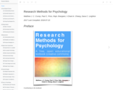 Research Methods for Psychology: A Textbook for PSYC 3450: Experimental Psychology