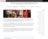 THE 100 | Introduction to Theatre | OER Course Hub