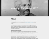 HIST 3401 American Pluralism to 1877