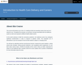Introduction to Health Care Delivery and Careers – HSCI 1101