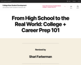 College Now Student Development Course:  College and Career Prep 101