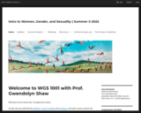 WGST 1001: Intro to Women, Gender, and Sexuality
