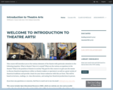 Introduction to Theatre Arts – THTR13100