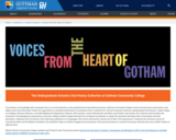 Voices from the Heart of Gotham: Guttman Community College