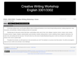 ENGL 3301/3302: Creative Writing Workshop