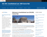 CRJ 200 | Constitutional Law | OER Course Hub