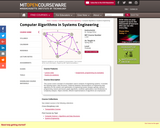 Computer Algorithms in Systems Engineering, Spring 2010