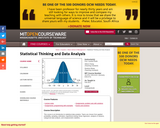 Statistical Thinking and Data Analysis, Fall 2011