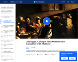 Caravaggio's Calling of Saint Matthew