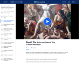 David's The Intervention of the Sabine Women