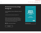 Mt Hood Community College Biology 102