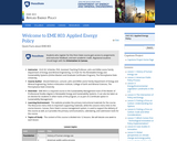 Advanced Energy Policy