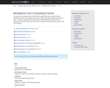 Workplace Core Computing Course - SkillsCommons Repository