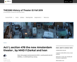 History of the Theater: Stages and Technology