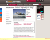 Introduction to Aerospace Engineering and Design, Spring 2003
