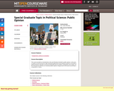 Special Graduate Topic in Political Science: Public Opinion, Spring 2004