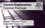 Career Exploration:  Tech Careers