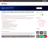 Creating and Sharing Open Educational Resources (OER)