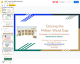 OETC20 Presentation Closing The Million Word Gap