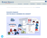 Fun with Finance: Build a Snowman on a Budget