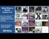 Black History Month, Grades 9-12 Choice Board