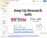 Copy of Amp Up Research with INFOhio & Google Apps