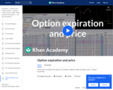 Finance & Economics: Option Expiration and Price