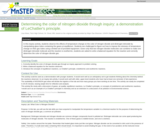 Determining the Color of Nitrogen Dioxide Through Inquiry: A Demonstration of LeChatlier's Principle