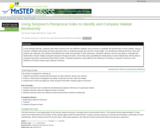 Using Simpson's Reciprocal Index to Identify and Compare Habitat Biodiversity