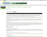 Investigating Batteries: Building an Electrolytic Cell