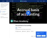 Finance & Economics: Accrual Basis of Accounting
