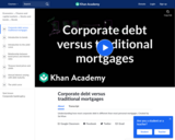 Finance & Economics: Corporate Debt Versus Traditional Mortgages
