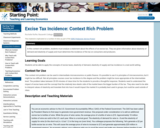 Excise Tax Incidence: Context Rich Problem