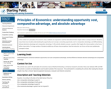 Principles of Economics: Understanding Opportunity Cost, Comparative Advantage, and Absolute Advantage