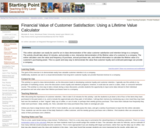 Financial Value of Customer Satisfaction: Using a Lifetime Value Calculator
