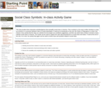 Social Class Symbols: In-class Activity Game