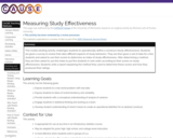 Measuring Study Effectiveness